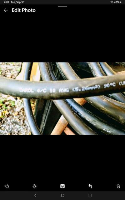 Carol C4 10awg 300volt Electrical Cable 55ft - Thumbnail 2
