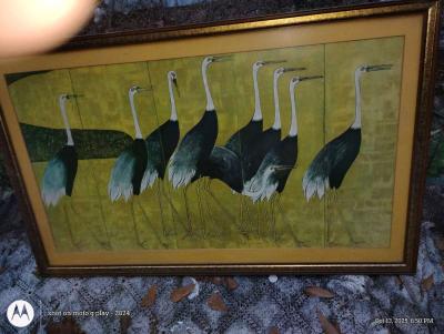 Vintage portrait of Flamingos - Thumbnail 2