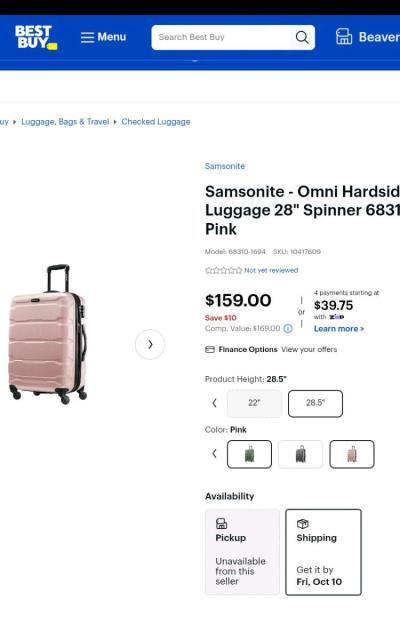 Samsonite OMNI hardside luggage - Thumbnail 6