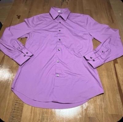 Express Purple 1MX Button Up Long Sleeve Dress Shirt Men Med - Garden Grove, California