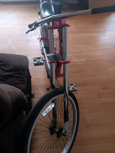 vendo una bicicleta  buenas i clsica color rojo llanta de mo - Thumbnail 1