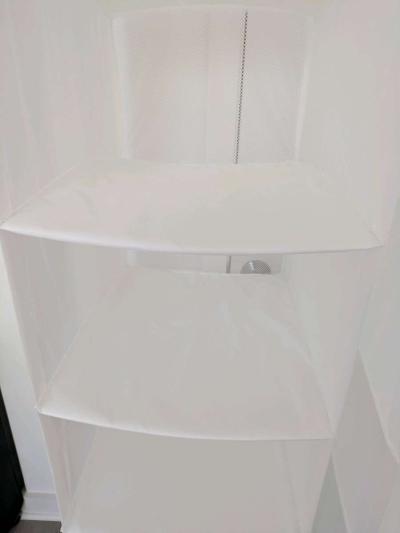 IKEA RIGGA Clothes Rack and 2 SKUBB Organizers - Thumbnail 2