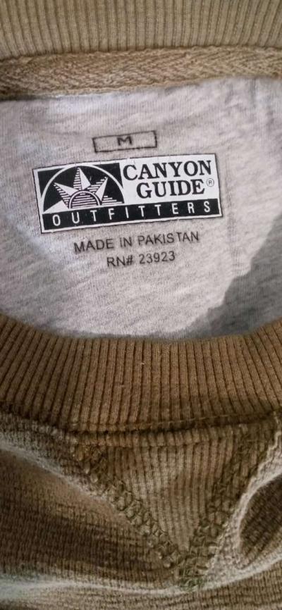 Mens Long Sleeve Waffle Print Dress Shirt Medium - Thumbnail 3