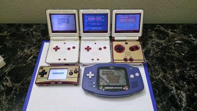 Gameboy advance sp Bundle with games and different consoles - Thumbnail 2