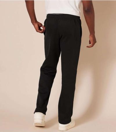fleece open leg joggers - Thumbnail 2