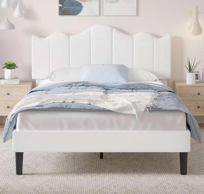 VECELO Twin Size Upholstered Platform Bed Frame