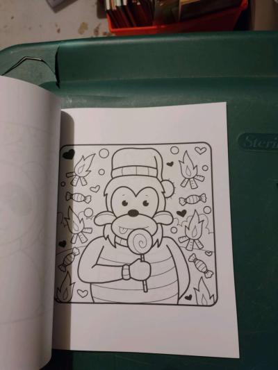 Coloring book for Christmas - Thumbnail 2