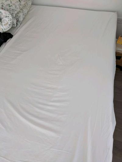 2 IKEA NATTJASMIN White Queen Fitted Sheets - Thumbnail 2