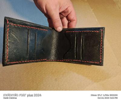 handcrafted leather wallet - Thumbnail 2