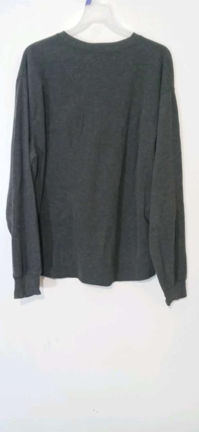 Mens Long Sleeve Waffle Dress Shirt XL - Thumbnail 2