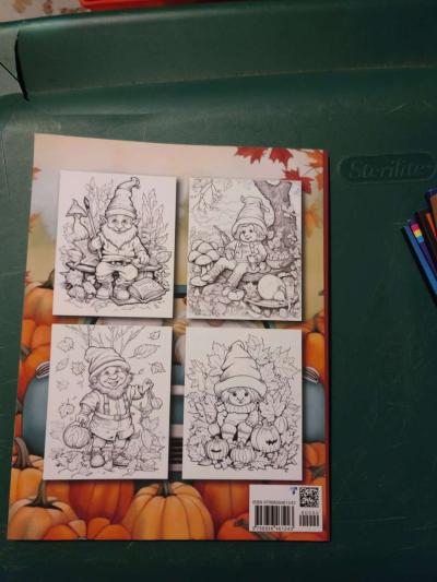 Autumn Gnomes Coloring book - Thumbnail 3