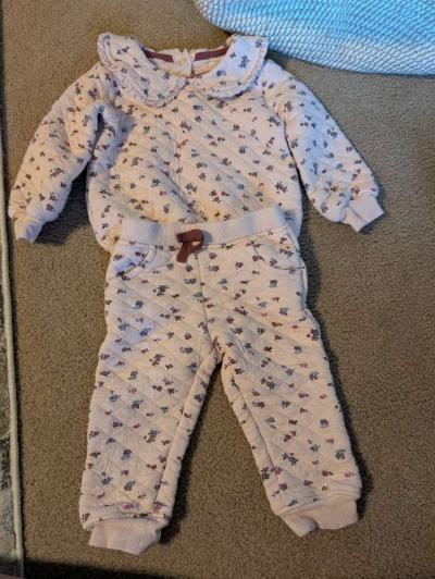 Baby quilted outfit