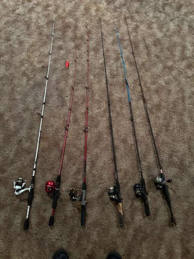 fishing poles