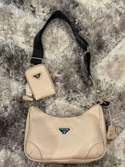 Fashionable Beige Color Handbag - Thumbnail 3