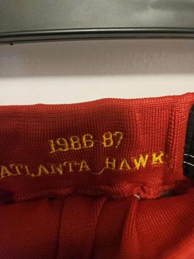 Atlanta Hawks Just Don 198687 NBA Shorts - Thumbnail 5