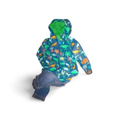 Stephen Joseph Dinosaur Raincoat Size 2 T - Thumbnail 2