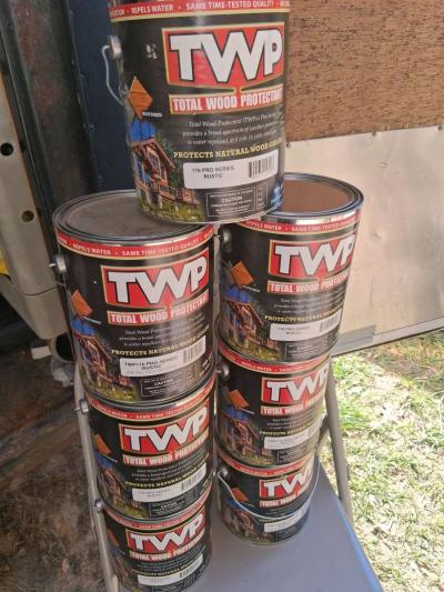 TWP 116 Rustic Wood Stain  7 Gallons Brand New  Unopened - Thumbnail 2
