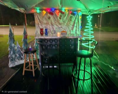 Bar with 3 stools - Thumbnail 3