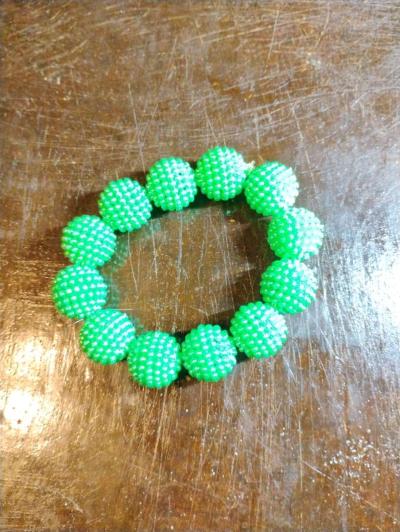 African beads green imitation Pearl - Thumbnail 5