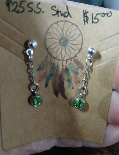 August Birthstone Stud Earrings - Newport News, Virginia