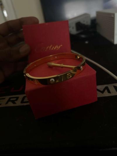 18 carat pure gold Cartier bracelet