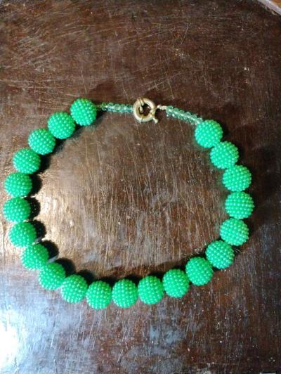 African beads green imitation Pearl - Thumbnail 2