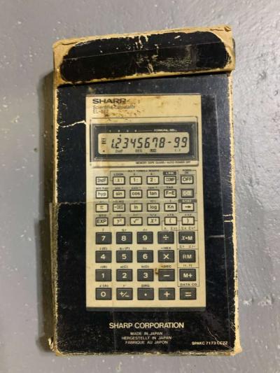 Vintage Open Box Sharp Scientific Calculator EL512 - Thumbnail 6