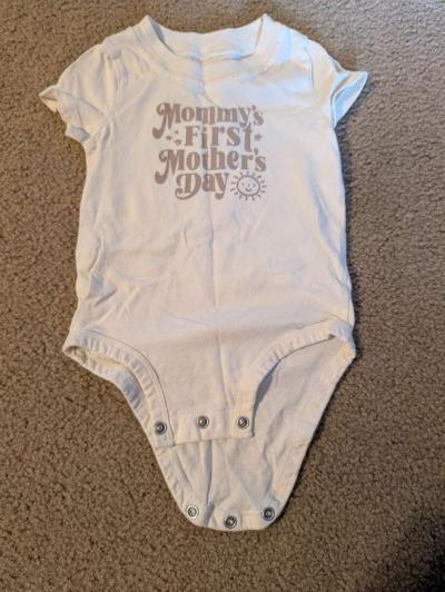 Mothers day onesie