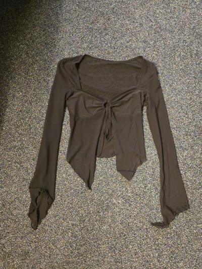 womens brown top