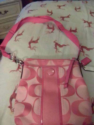 coach pink bag - Thumbnail 1