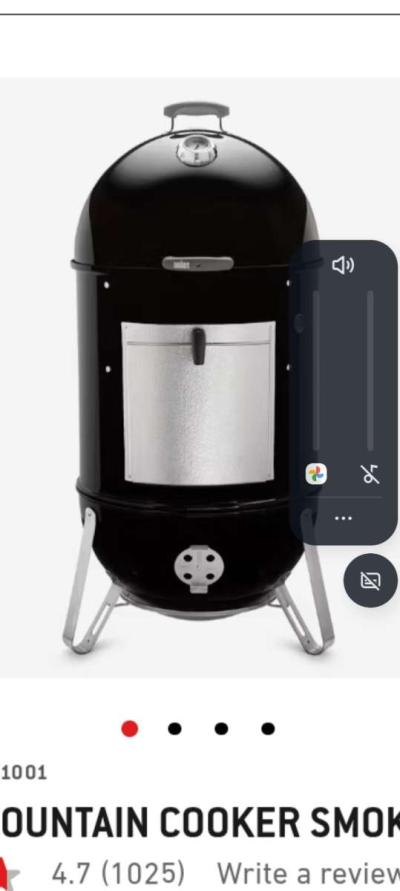 smokey mountain smoker Webber - Thumbnail 6