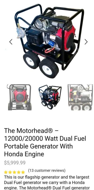 MotorHead 12KW Generator - Thumbnail 4