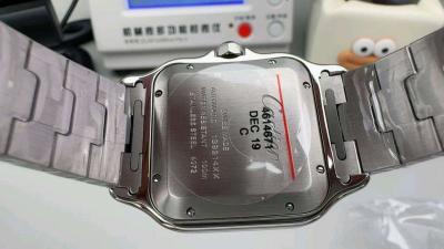 luxury stainless steel square watch - Thumbnail 4