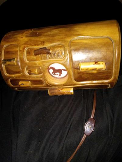 Aspen Wood Jewelry box with inner light - Thumbnail 4