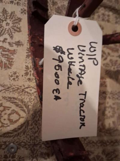 vintage antique tractor wheel WiP - Thumbnail 2