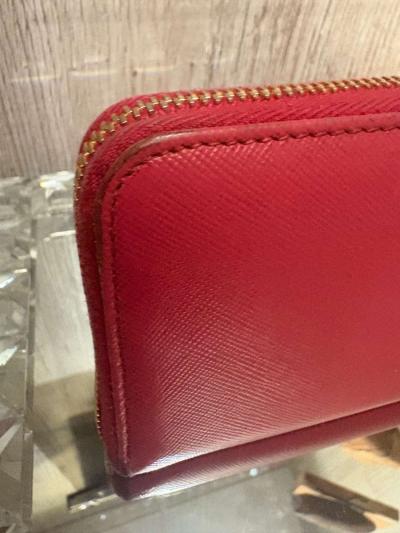Pink Prada Saffiano leather wallet - Thumbnail 2