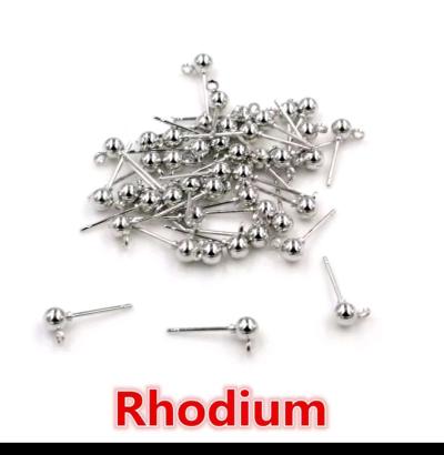 Rhodium Stud Earrings and Necklace with Gold Snowflake Charm - Thumbnail 3