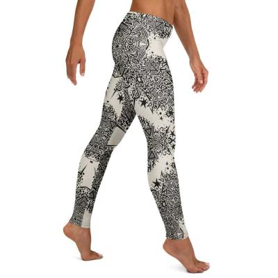 Tribal Asymmetrical Leggings - Thumbnail 2