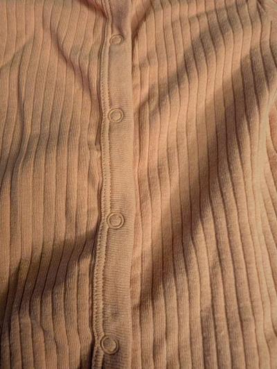 Baby pink sleepsuit without feet - Thumbnail 4