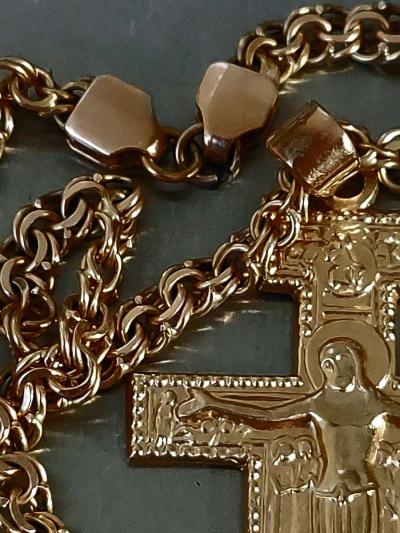 Byzantium rare unique handcrafted work 14K Yellow  Pure Gold - Thumbnail 2