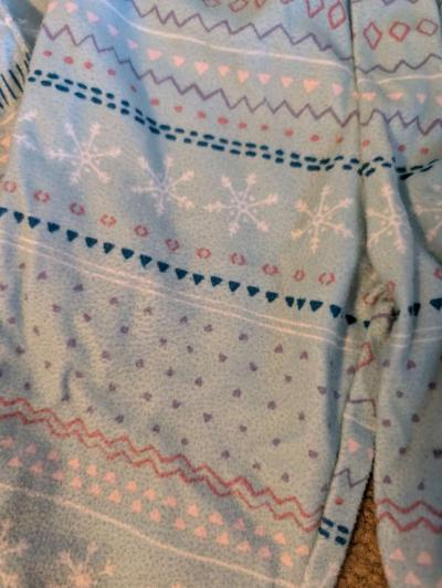 Blue winter baby pajamas - Thumbnail 2