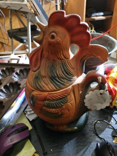 Old rooster cookie jar - Thumbnail 2