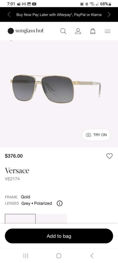 Versace mens sunglasses - Thumbnail 4