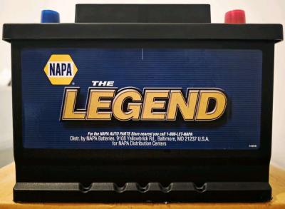 NAPA Car Battery BCI No 96R 600A - Thumbnail 1