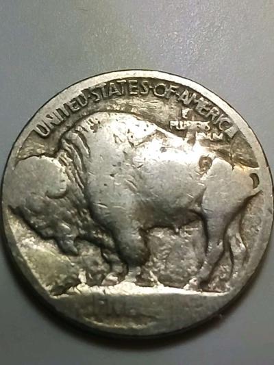 Buffalo Nickel with Die Clash no date - Thumbnail 2