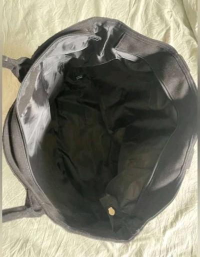 Victorias Secret Sequined Weekender Tote Bag Pink Silver Str - Thumbnail 4