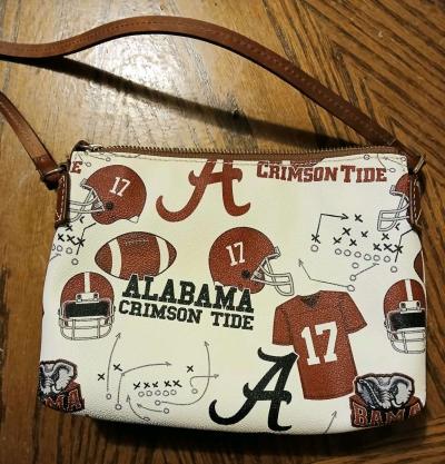 Dooney and Bourke Alabama Crimson Tide Game Day Purse