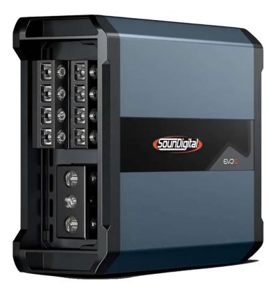 SounDigital 12004 EVO 5  1200W RMS Class D 4Channel Amplifie - Thumbnail 3