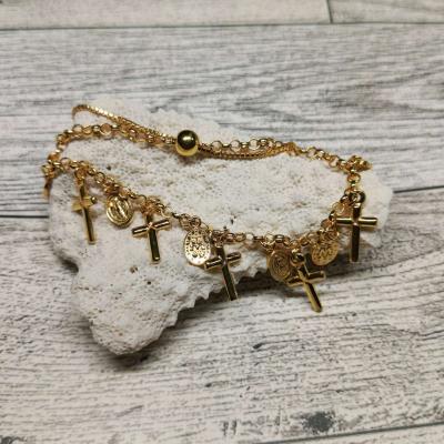 Jewelry Bracelet 18k Gold over Sterling Silver 925 - Thumbnail 2