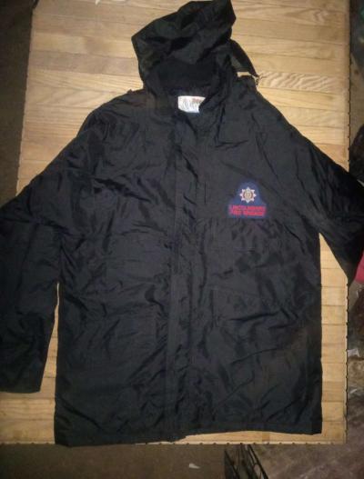 Vintage Hooded  Londonshire Fire Brigade Service  Jacket - Thumbnail 5